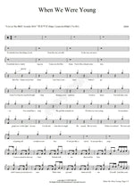 When We Were Young (Live) Adele Full Drum Transcription / Drum Sheet Music COPYDRUM