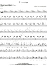 Evermore (Live) Hillsong Worship Full Drum Transcription / Drum Sheet Music COPYDRUM