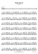 High Speed Coldplay Full Drum Transcription / Drum Sheet Music COPYDRUM