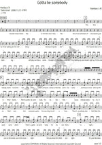 Gotta Be Somebody Nikelback Full Drum Transcription / Drum Sheet Music COPYDRUM