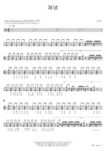 Resignation (체념) Noise (노이즈) Full Drum Transcription / Drum Sheet Music COPYDRUM