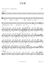 Those Days (그날들) Kim Kwang Seok (김광석) Full Drum Transcription / Drum Sheet Music COPYDRUM