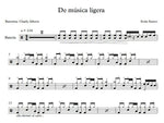 De Música Ligera Soda Stereo Full Drum Transcription / Drum Sheet Music Franki Bio