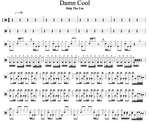 Damn Cool Skip the Use Full Drum Transcription / Drum Sheet Music Cyril Mayer
