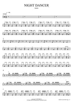 NIGHT DANCER imase Full Drum Transcription / Drum Sheet Music COPYDRUM