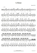 Lollipop Bigbang (빅뱅) & 2NE1 (투애니원) Full Drum Transcription / Drum Sheet Music COPYDRUM