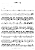 Ko Ko Bop EXO (엑소) Full Drum Transcription / Drum Sheet Music COPYDRUM