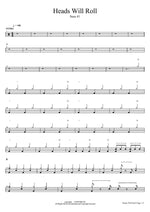 Heads Will Roll Sum 41 Full Drum Transcription / Drum Sheet Music COPYDRUM