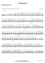 Trademark Eric Johnson Full Drum Transcription / Drum Sheet Music COPYDRUM