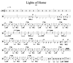 Lights of Home U2 (The Band) Full Drum Transcription / Drum Sheet Music Cyril Mayer