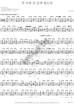 Great Is the Power of Your Name (주 이름 큰 능력 있도다) ANOINTING (어노인팅) Full Drum Transcription / Drum Sheet Music COPYDRUM