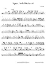 Signed, Sealed Delivered Steve Gadd Full Drum Transcription / Drum Sheet Music COPYDRUM
