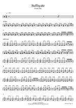 Suffocate Green Day Full Drum Transcription / Drum Sheet Music COPYDRUM