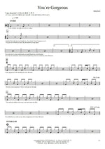 You're Gorgeous Babybird Full Drum Transcription / Drum Sheet Music COPYDRUM