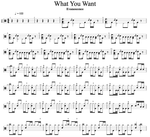 What You Want Evanescence Full Drum Transcription / Drum Sheet Music Cyril Mayer