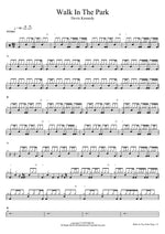 Walk In The Park Devin Kennedy Full Drum Transcription / Drum Sheet Music COPYDRUM