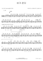 Rain Is Falling (비가 온다) Kim Dae Hoon (김대훈) Full Drum Transcription / Drum Sheet Music COPYDRUM