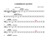 Caribbean Queen (No More Love on the Run) Billy Ocean Simplified Drum Transcription / Drum Sheet Music Daniel Galaz