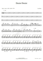 Doctor Doctor Iron Maiden Full Drum Transcription / Drum Sheet Music COPYDRUM