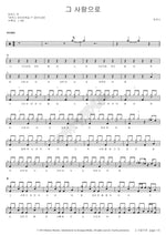 By His Love (그 사랑으로) MARKERS WORSHIP (마커스워십) Full Drum Transcription / Drum Sheet Music COPYDRUM