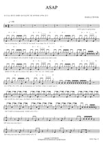 ASAP STAYC Full Drum Transcription / Drum Sheet Music COPYDRUM