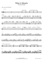 What a Miracle Elevation Worship Full Drum Transcription / Drum Sheet Music COPYDRUM