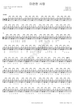Foolish Love (미련한 사랑) JK Kim Dong Wook (JK 김동욱) Full Drum Transcription / Drum Sheet Music COPYDRUM