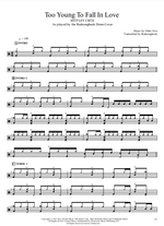 Too Young to Fall in Love Mötley Crüe Full Drum Transcription / Drum Sheet Music Realsongbook
