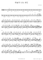 Even the Birds of the Air (하늘의 나는 새도) SaRang Church (사랑의 교회) Full Drum Transcription / Drum Sheet Music COPYDRUM