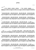 Pony (pony) Jannabi (잔나비) Full Drum Transcription / Drum Sheet Music COPYDRUM
