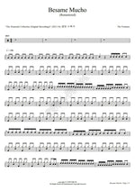 Besame Mucho The Ventures Full Drum Transcription / Drum Sheet Music COPYDRUM