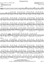 Connection Elastica Full Drum Transcription / Drum Sheet Music COPYDRUM