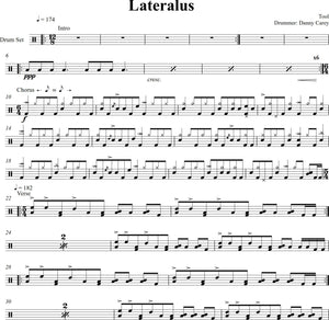 Lateralus - Tool - Full Drum Transcription / Drum Sheet Music - Josuepercu