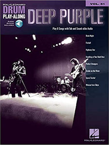 Deep Purple Drum Play-Along Volume 51 publication cover