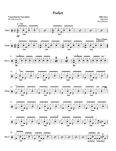 Pocket - Biffy Clyro - Full Drum Transcription / Drum Sheet Music - Jaslow Drum Sheets