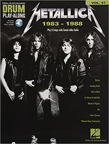 For Whom the Bell Tolls - Metallica - Collection of Drum Transcriptions / Drum Sheet Music - Hal Leonard M83-88DPA