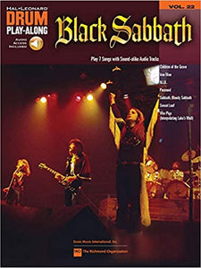 Black Sabbath Drum Play-Along Volume 22 publication cover