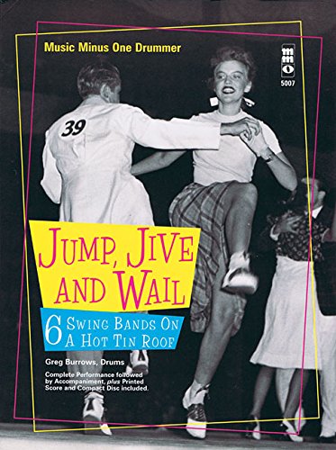 Jump, Jive & Wail - The Brian Setzer Orchestra - Collection of Drum Transcriptions / Drum Sheet Music - Music Minus One JJW6SBHTR