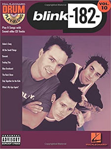 blink-182 Drum Play-Along Volume 10 publication cover