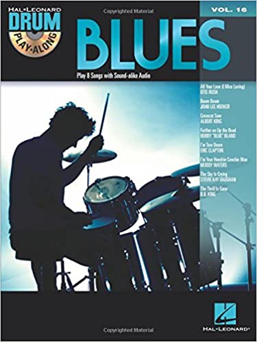 Blues Drum Play-Along Volume 16 publication cover