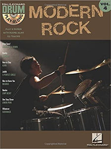 Modern Rock Drum Play-Along Volume 4 publication cover