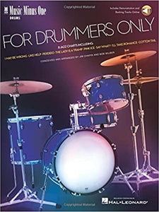 Music Minus One-For Drummers Only 8 Jazz Charts publication cover