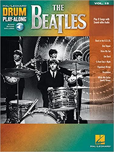 The Beatles Drum Play-Along Volume 15 publication cover