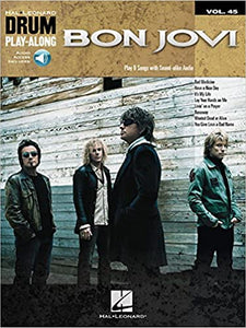 Bon Jovi Drum Play-Along Volume 45 publication cover
