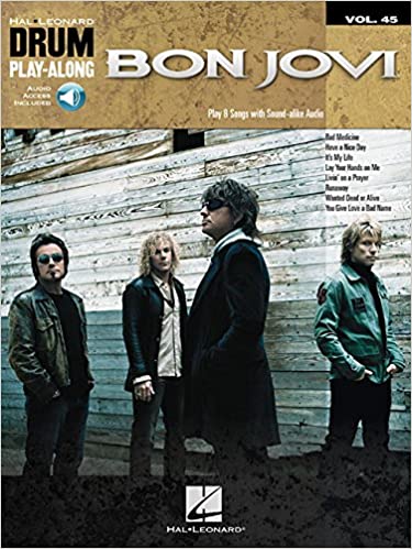 Bon Jovi Drum Play-Along Volume 45 publication cover
