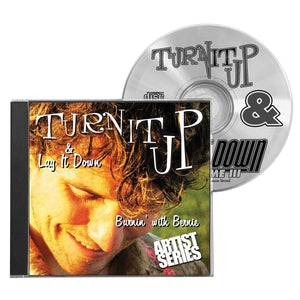 Turn It Up & Lay It Down, Vol. 9 – “Burnin' with Bernie” Play-Along CD for Drummers publication cover