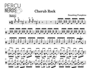 Cherub Rock - The Smashing Pumpkins - Full Drum Transcription / Drum Sheet Music - Percunerds Transcriptions