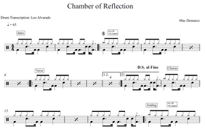 Reflections [Drum Chart] - Drum Set - Digital Sheet Music