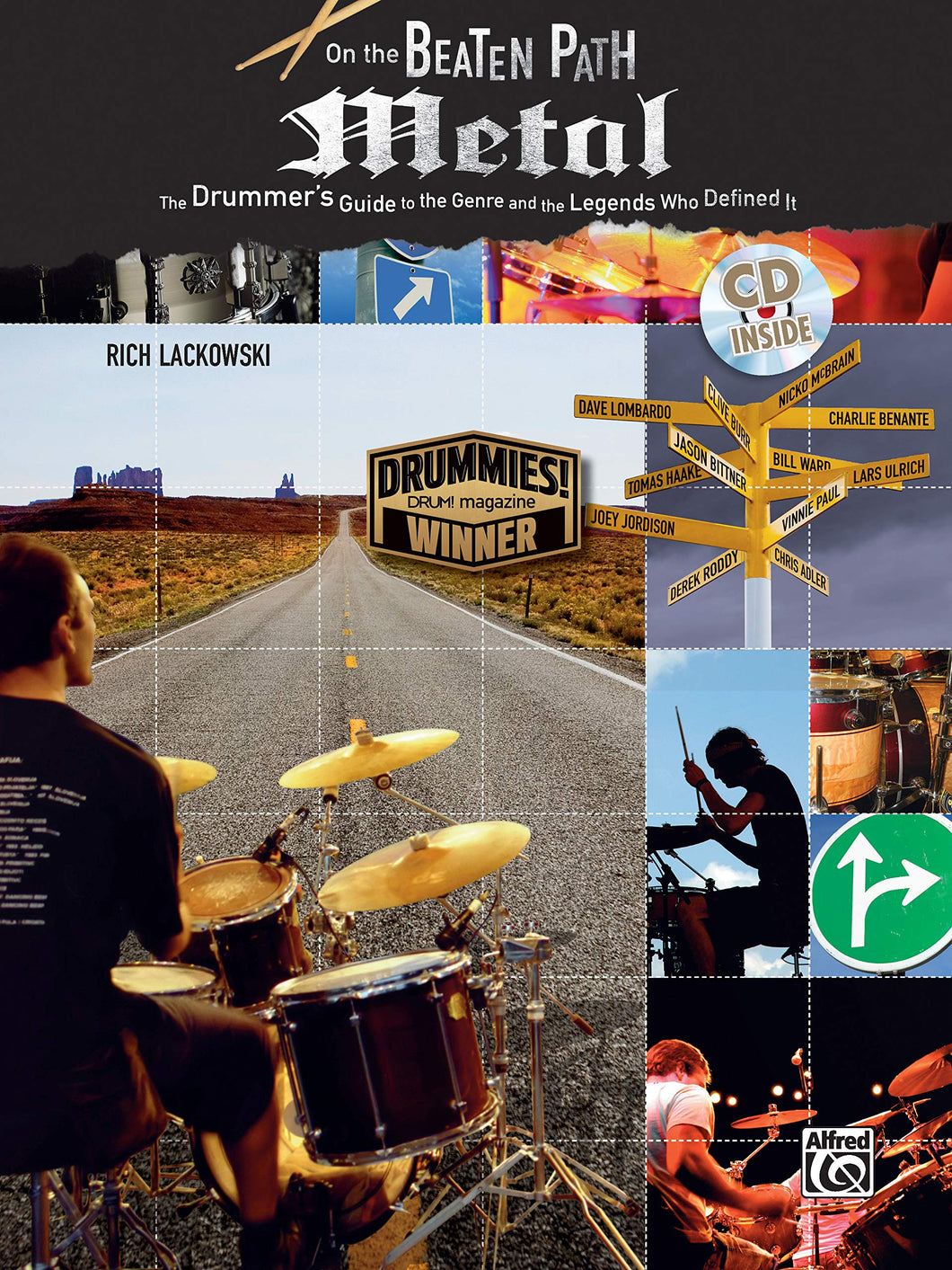 Gangland - Iron Maiden - Collection of Drum Transcriptions / Drum Sheet Music - Alfred Music OBPMDGGLWDI