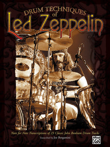 Immigrant Song - Led Zeppelin - Collection of Drum Transcriptions / Drum Sheet Music - Alfred Music DTLZNFNT